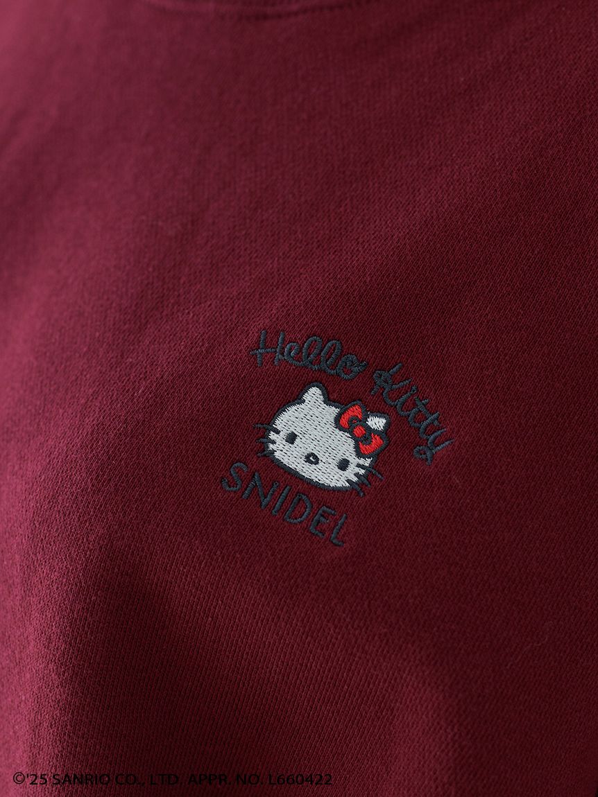 ②スナイデルホーム　キティ　【HELLO KITTY】スウェットプルオーバー HELLO KITTY】スウェットプルオーバー(カットソー＆Tシャツ
