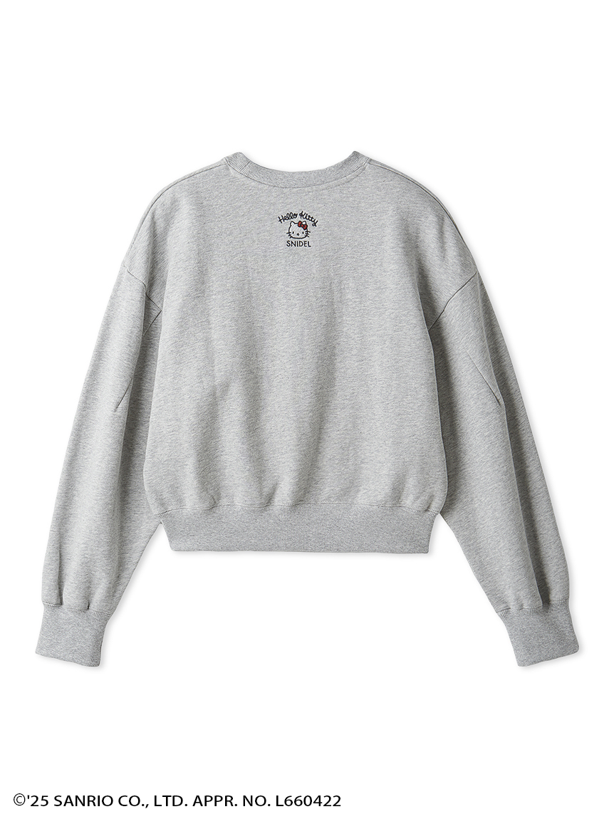 新品未使用 snidel  ハローキティ スウェットプルオーバー グレー HELLO KITTY】バリエプルオーバー(パーカー)｜トップス｜SNIDEL