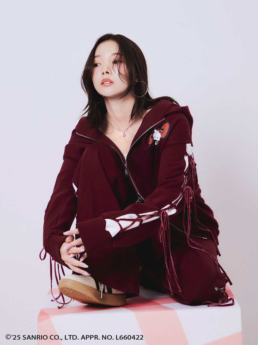 HELLO KITTY】レースアップパーカー(パーカー)｜トップス｜SNIDEL
