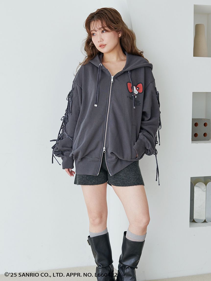 HELLO KITTY】レースアップパーカー(パーカー)｜トップス｜SNIDEL