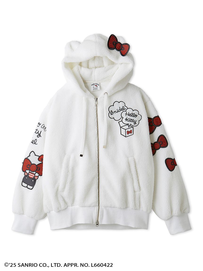 【新品未使用】snidel ハローキティ プレミアムパーカー ブラック SNIDEL｜【HELLO KITTY】プレミアムパーカー | Rakuten Fashion
