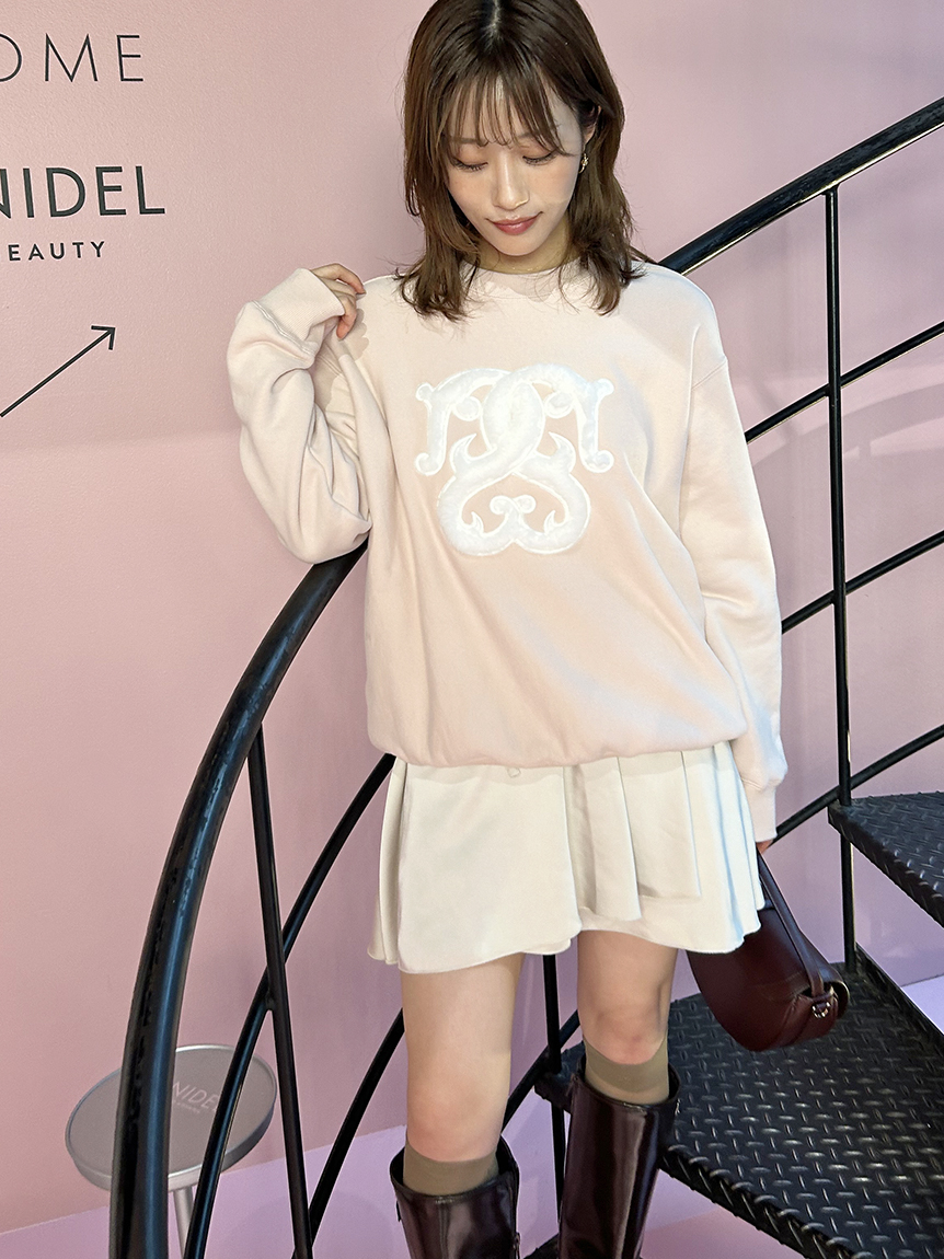 WEB限定/ボアコレクション】ロゴモチーフスウェット(Tシャツ