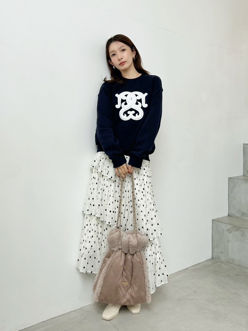 WEB限定/ボアコレクション】ロゴモチーフスウェット(Tシャツ