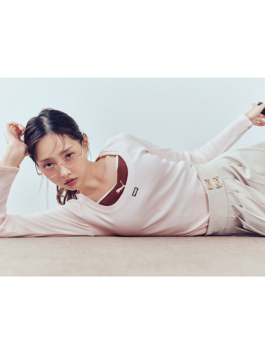 SNIDEL×PUMA】レイヤードカットソー(Tシャツ・カットソー)｜トップス