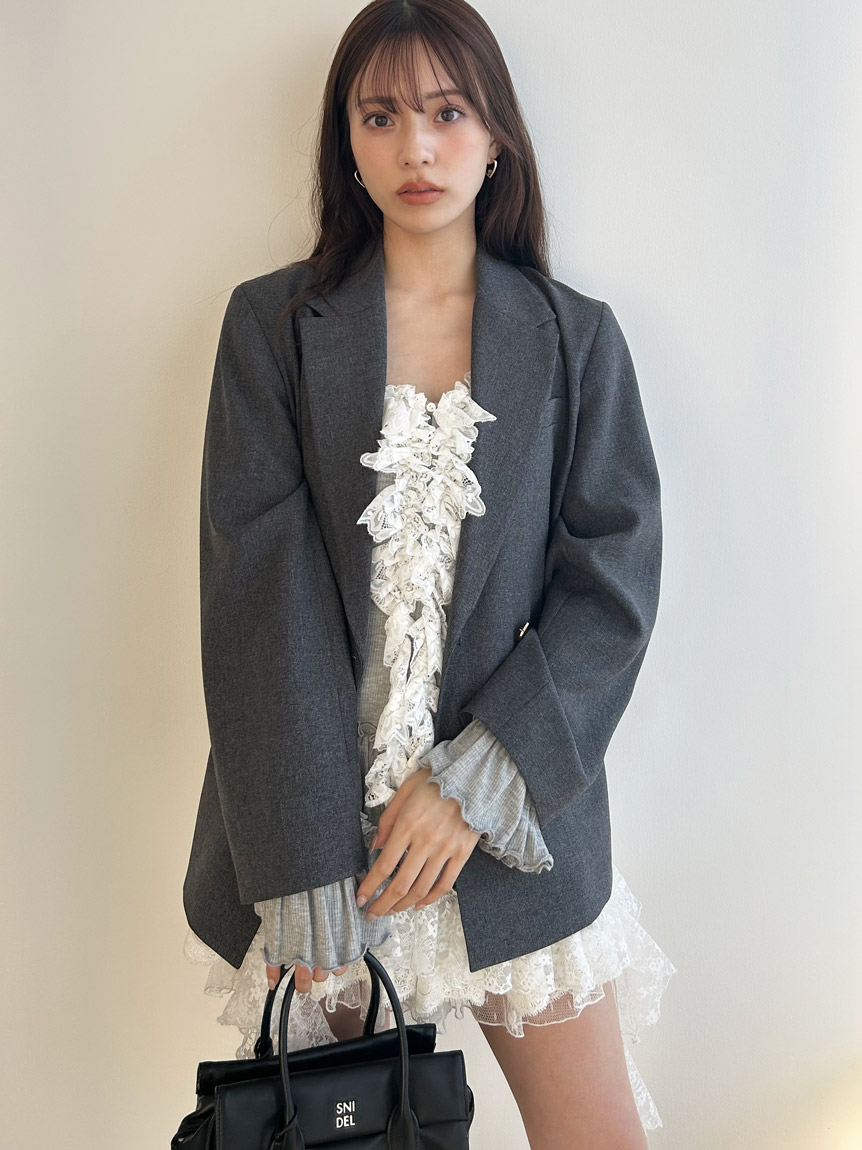 ティアードフリルカットソープルオーバー(Tシャツ・カットソー