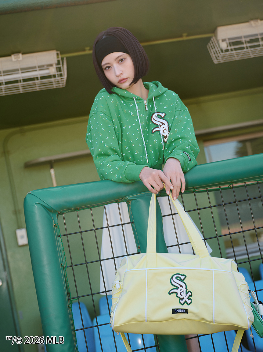 SNIDEL【MLB】Sustainableワンポイントフーディー 完売品 MLB】Sustainableワンポイントフーディー(パーカー・スウェット