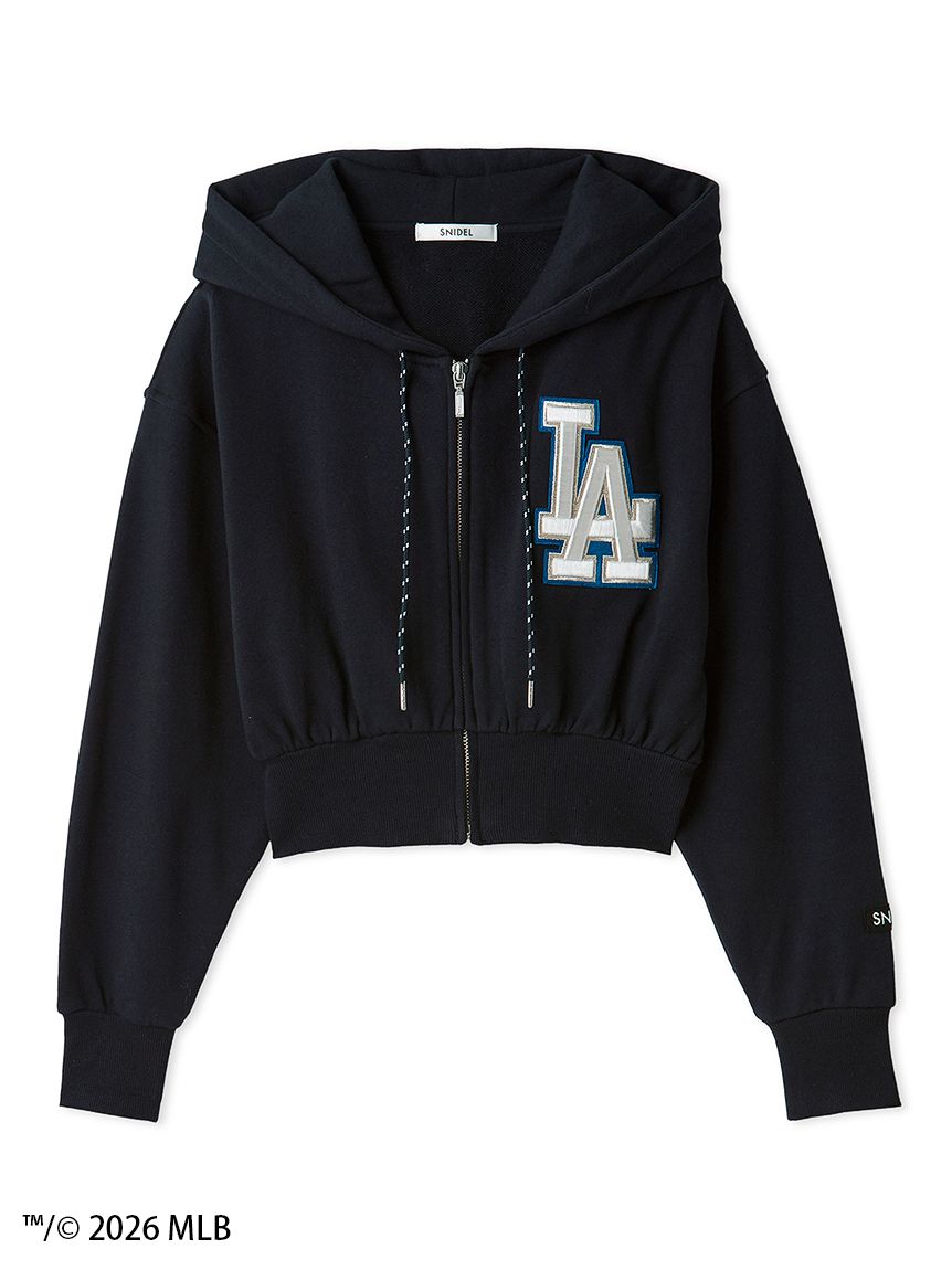 SNIDEL 【MLB】ワンポイントフーディー・スウェットパンツ SNIDEL - snidel スナイデル MLB ワンポイントフーディー スウェット