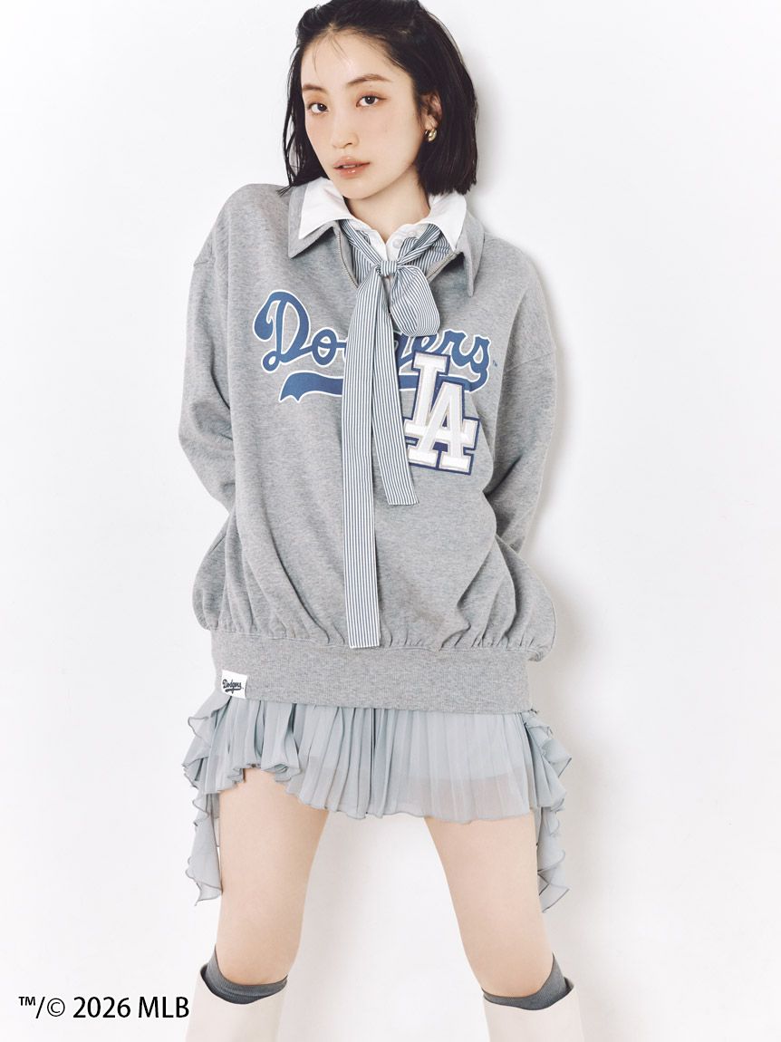 SNIDEL 【MLB】Sustainableハーフジップスウェット MLB】Sustainableハーフジップスウェット(パーカー・スウェット