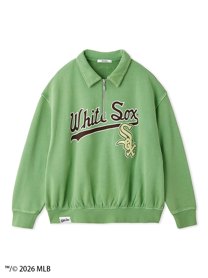 SNIDEL 【MLB】Sustainableハーフジップスウェット MLB】Sustainableハーフジップスウェット（スウェット）｜SNIDEL