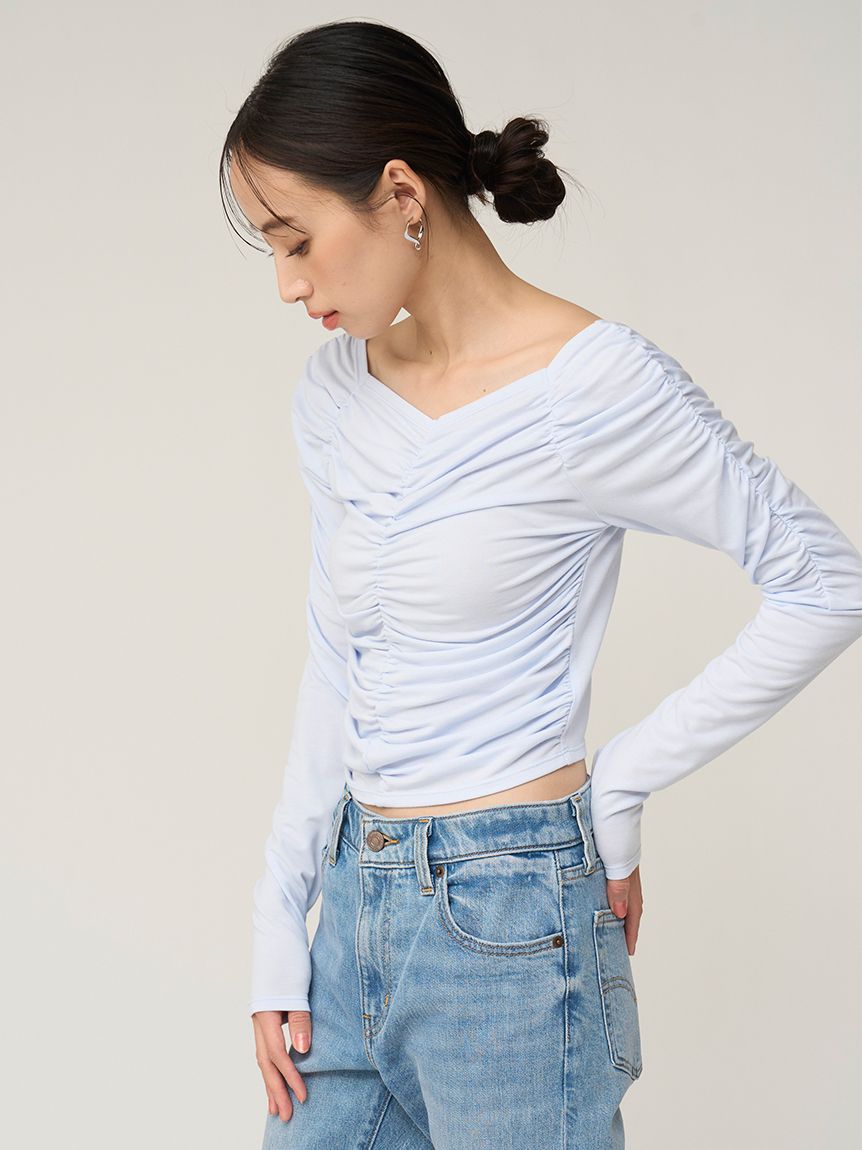 ギャザーカットプルオーバー(Tシャツ・カットソー)｜トップス｜SNIDEL