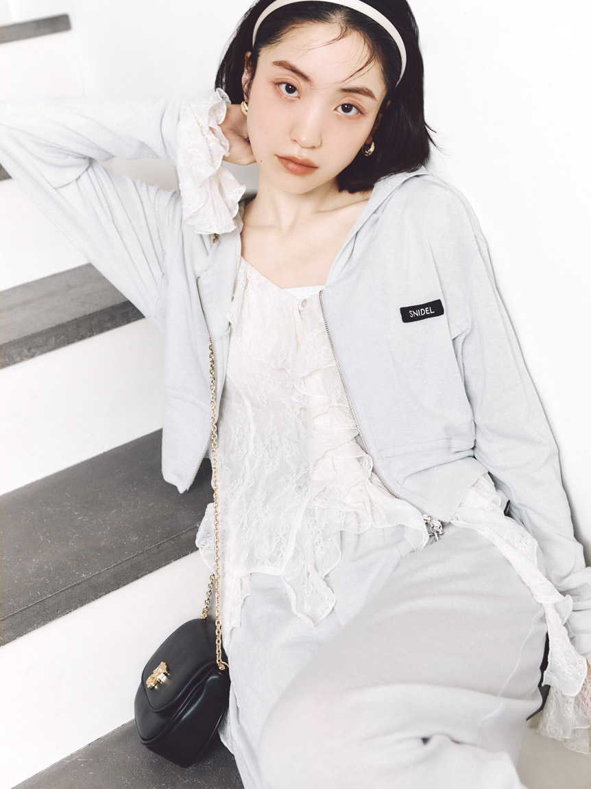 カットレースフリルプルオーバー(Tシャツ・カットソー)｜トップス