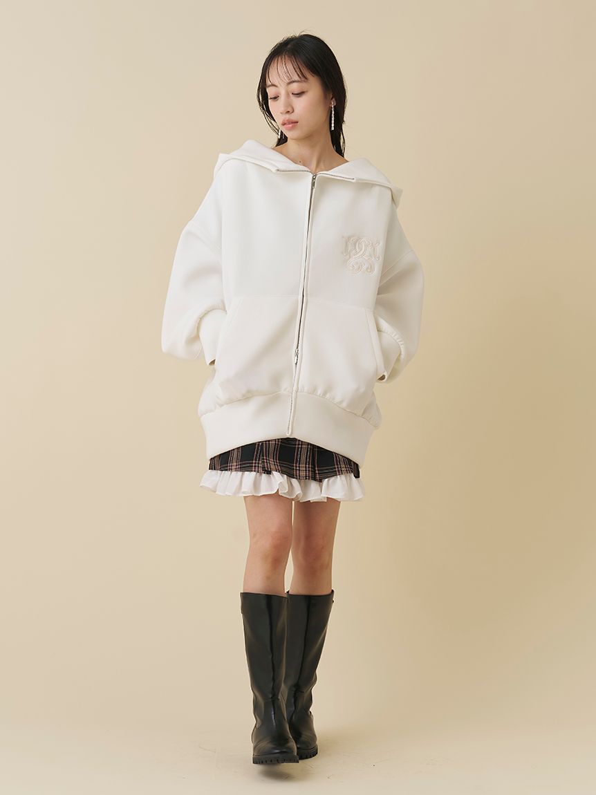 SNIDEL ボリュームパーカー ブルー 店舗限定 スナイデル ベストセラー】ボリュームパーカー（パーカー）｜SNIDEL（スナイデル