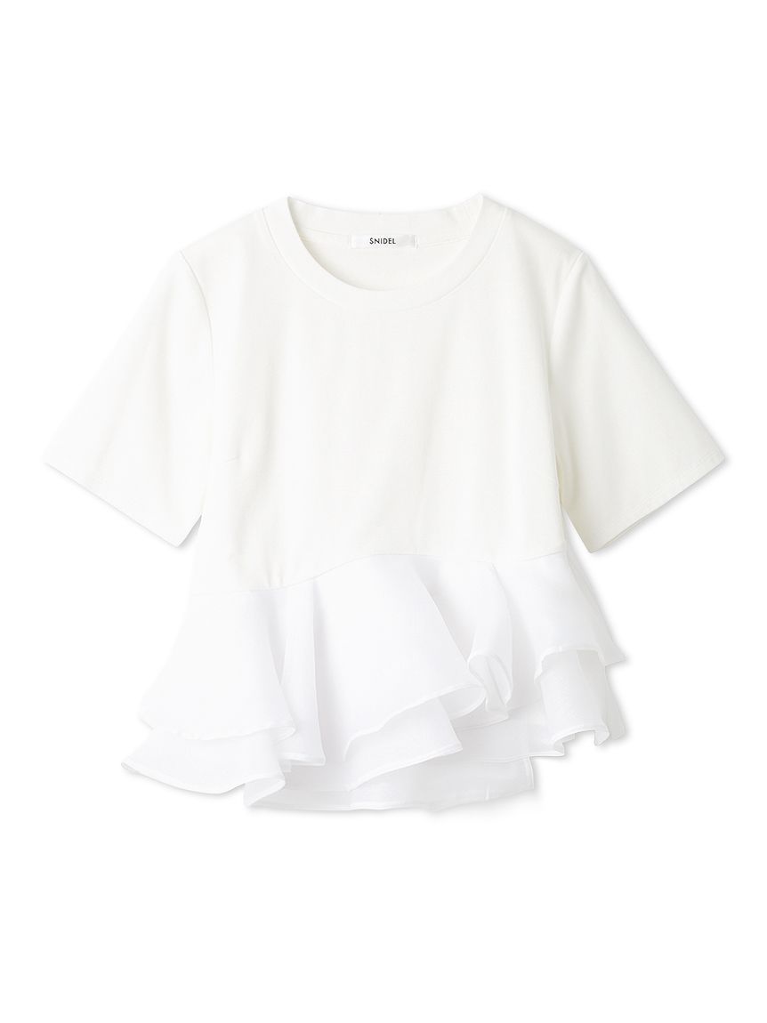 ドッキングペプラムカットプルオーバー(Tシャツ・カットソー