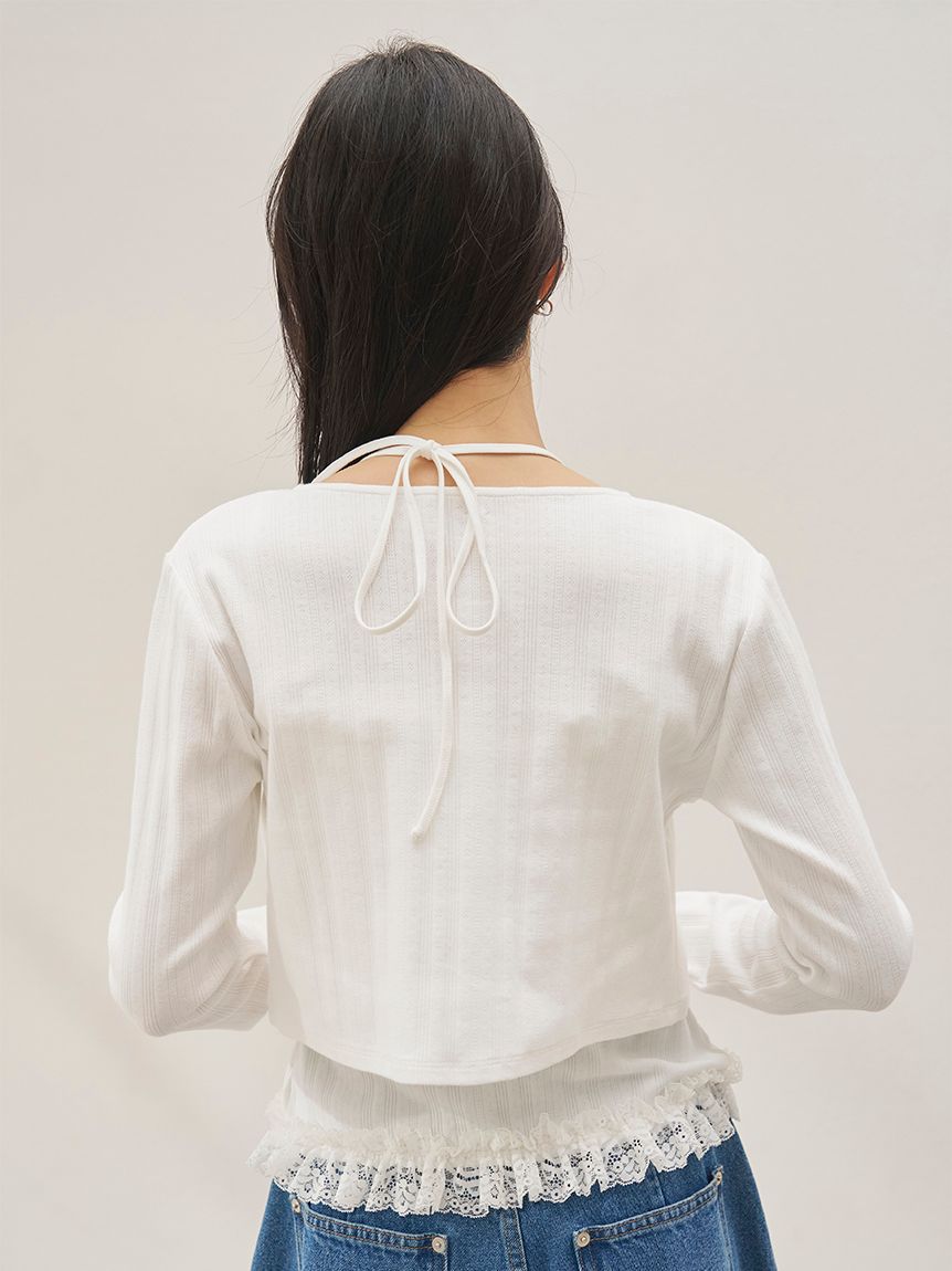 アイレットカットカーディガン(カーディガン)｜トップス｜SNIDEL