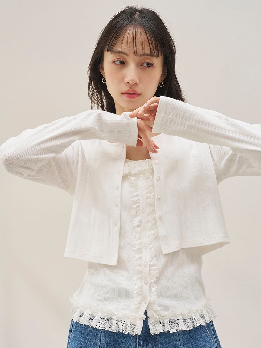レイヤードキャミカットソー(Tシャツ・カットソー)｜トップス｜SNIDEL