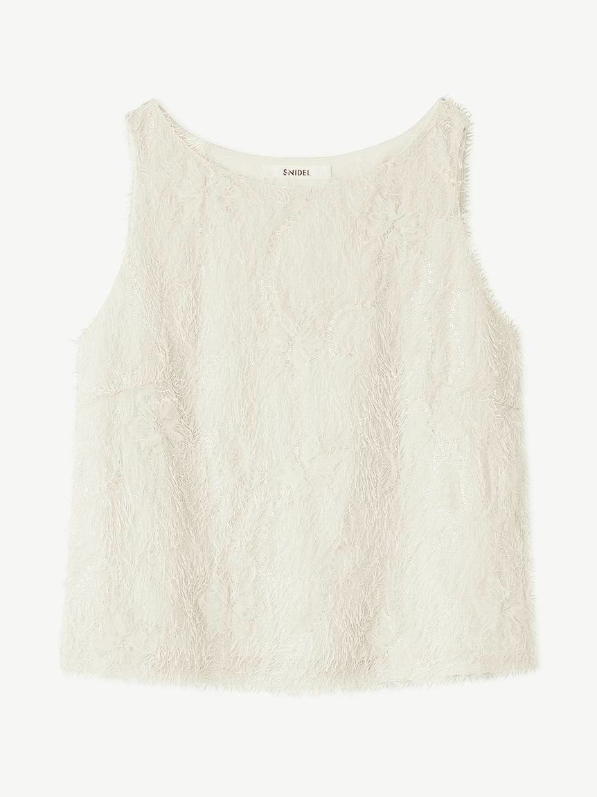 ファブリックノースリカットプルオーバー(Tシャツ・カットソー