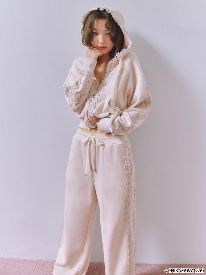 SNIDEL×近沢レース店】コラボスウェットパーカー(パーカー)｜トップス 