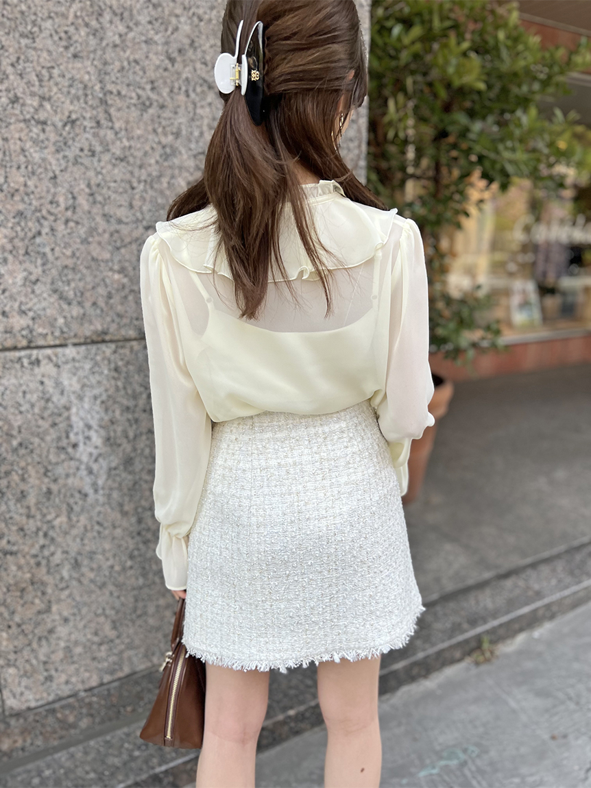 シフォンボウタイブラウス(ブラウス)|トップス|SNIDEL シフォンボウタイブラウス(ブラウス)|トップス|SNIDEL