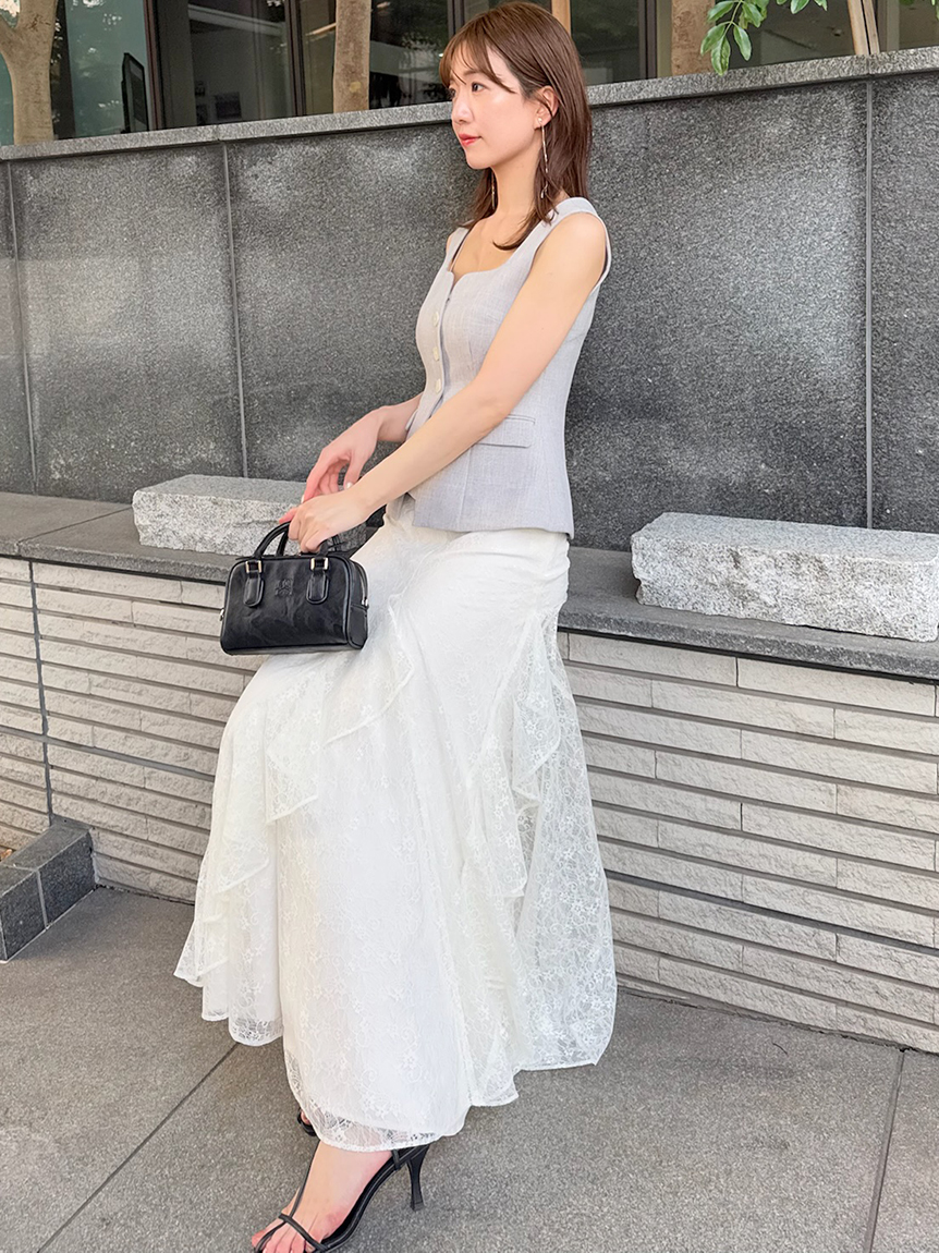 SALE40%OFF スナイデル SNIDEL ジレトップス swfb252095 レディース トップス シンプル ベスト スタイルアップ デイリー デート SNIDEL SALE40%OFF スナイデル ジレトップス swfb252095
