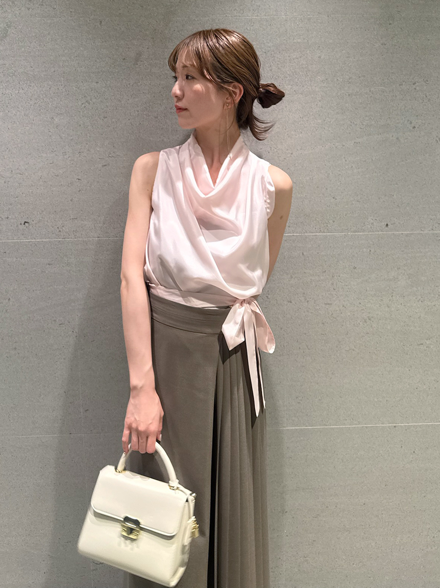 【新作！新品未使用タグ付き】SNIDEL アメスリチュニックブラウス アメスリチュニックブラウス(ブラウス)｜トップス｜SNIDEL