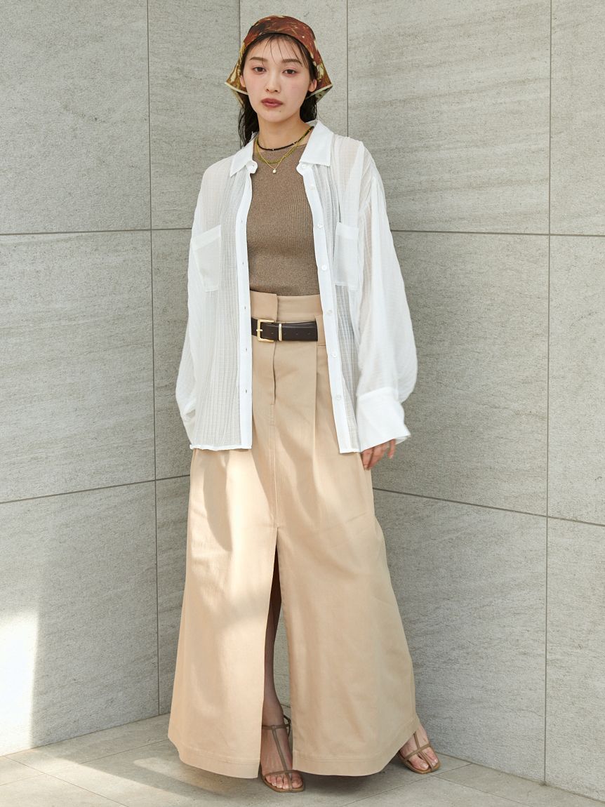 【新品未使用】SNIDEL♡シアープリーツシャツ ライトブルー SNIDEL｜シアープリーツシャツ | Rakuten Fashion(楽天
