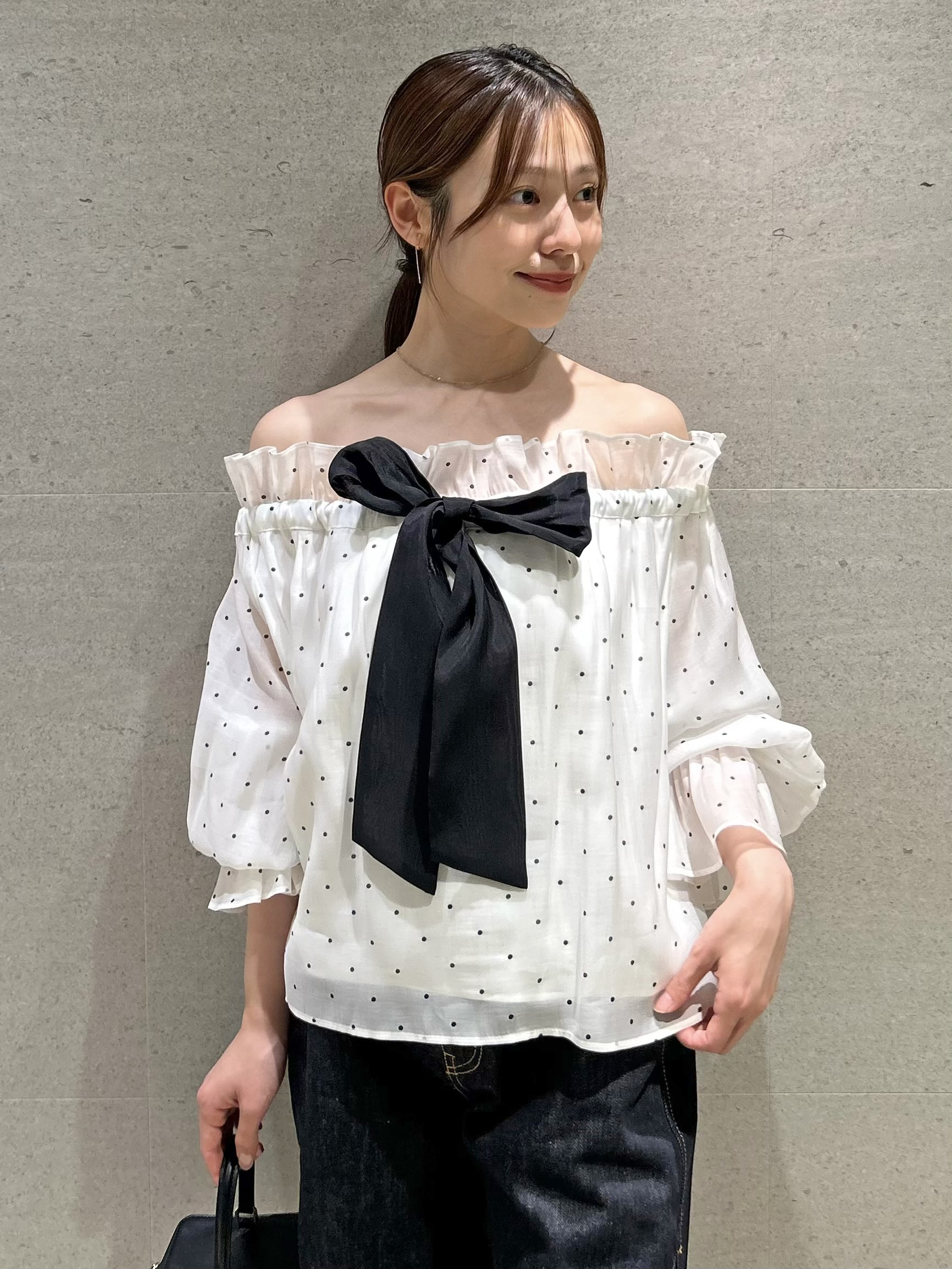 SNIDEL 2wayボリュームスリーブブラウス(BRW-F) SNIDEL（スナイデル）の「2wayボリュームスリーブブラウス