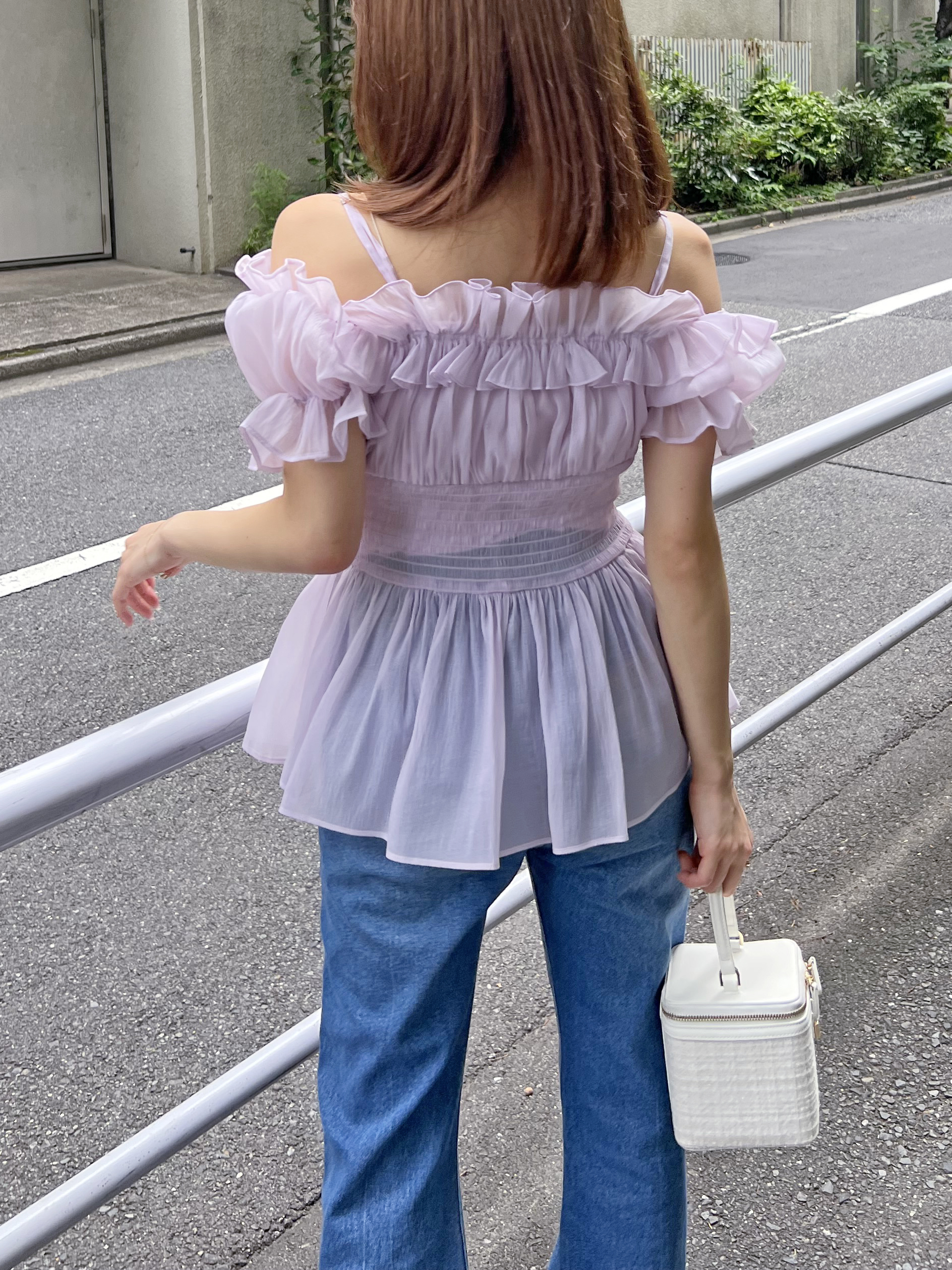 オフショルフリルブラウス(ブラウス)｜トップス｜SNIDEL