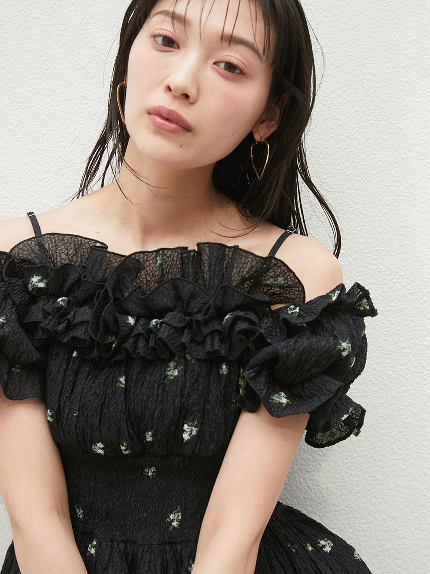 SNIDEL スナイデル　オフショルフリルブラウス オフショルフリルブラウス(シャツ・ブラウス)｜トップス｜SNIDEL