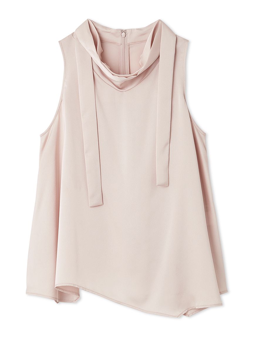 タイ付きサテンチュニック(シャツ・ブラウス)｜トップス｜SNIDEL