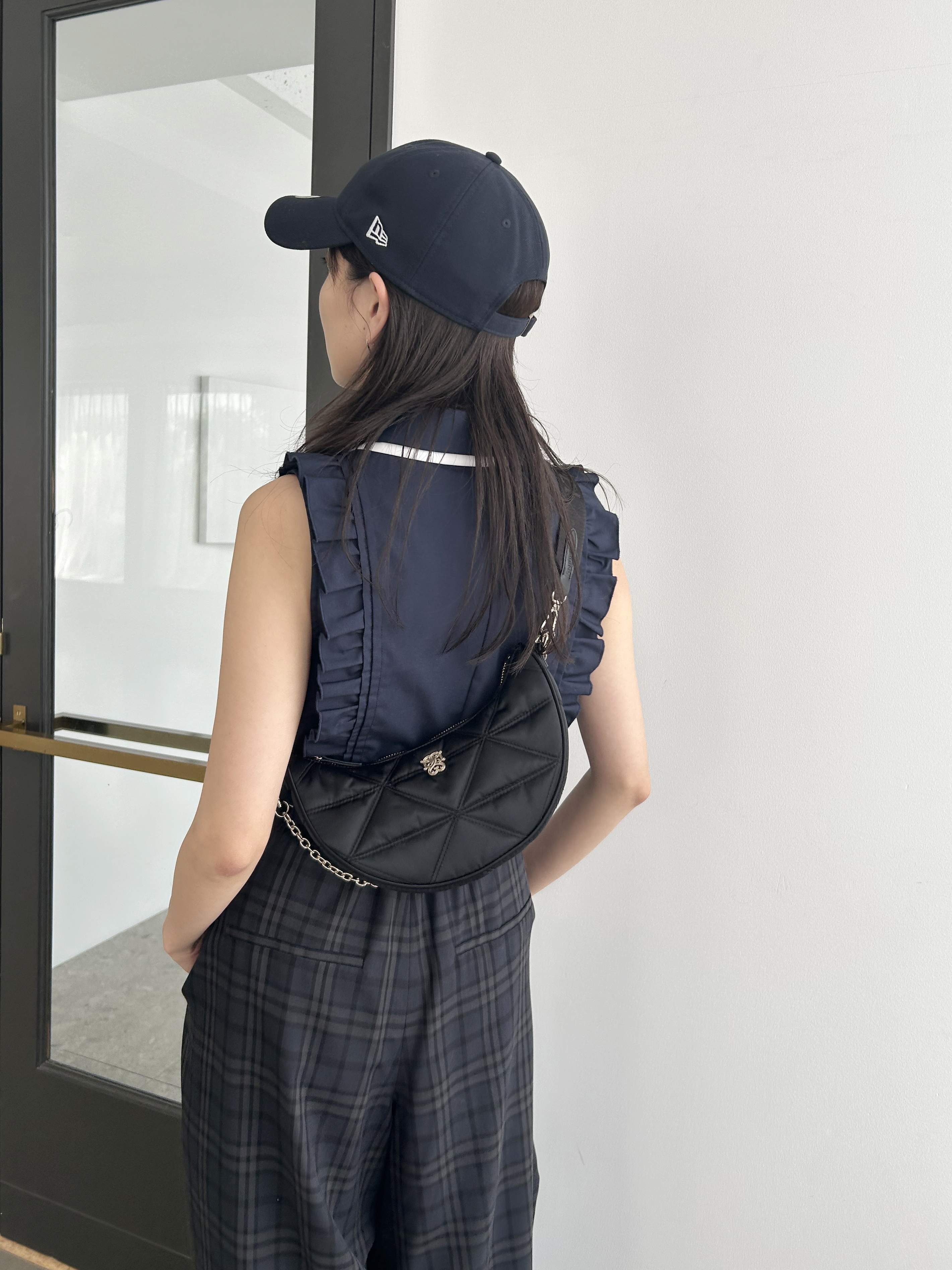 ノースリクロップドフリルシャツ(シャツ・ブラウス)｜トップス