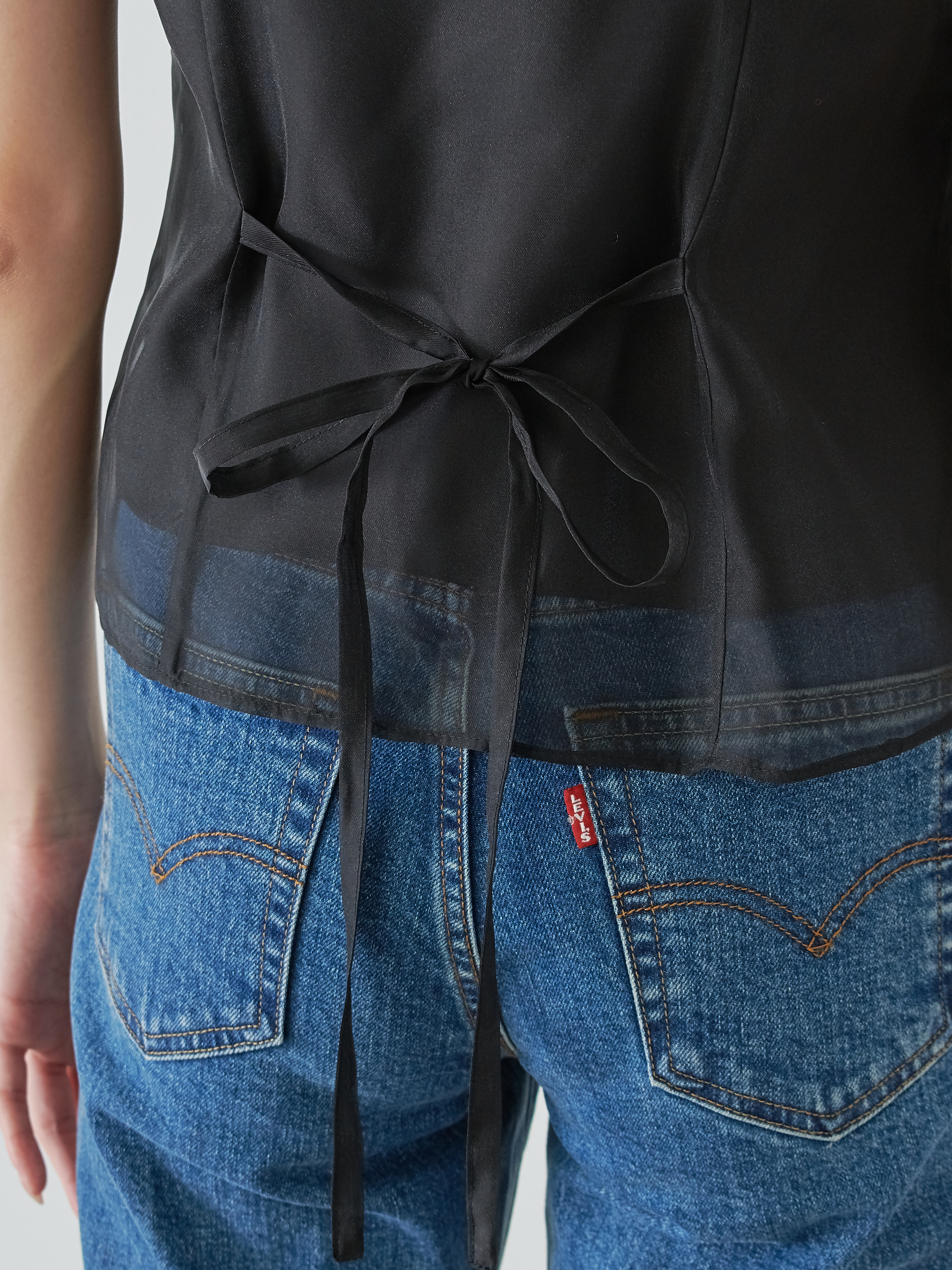 ビッグカラーシアーブラウス(シャツ・ブラウス)｜トップス｜SNIDEL