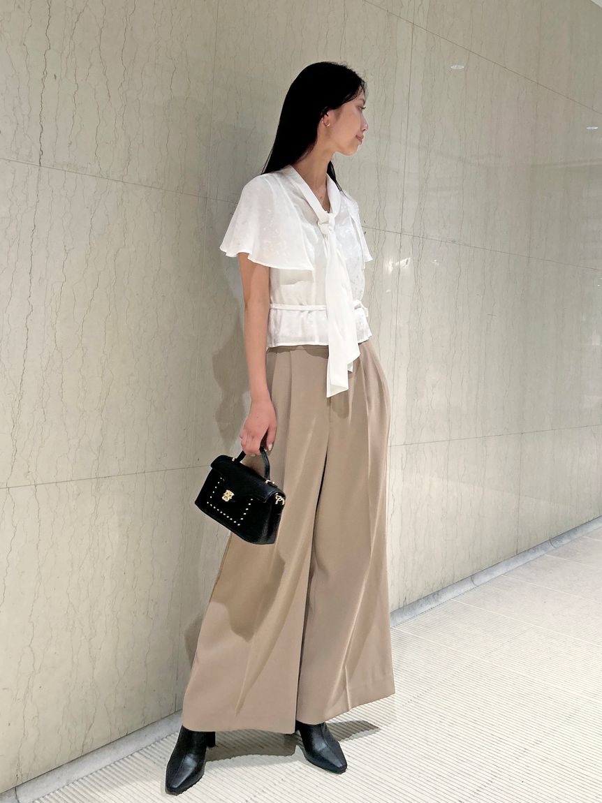 ボウタイケープブラウス(シャツ・ブラウス)｜トップス｜SNIDEL