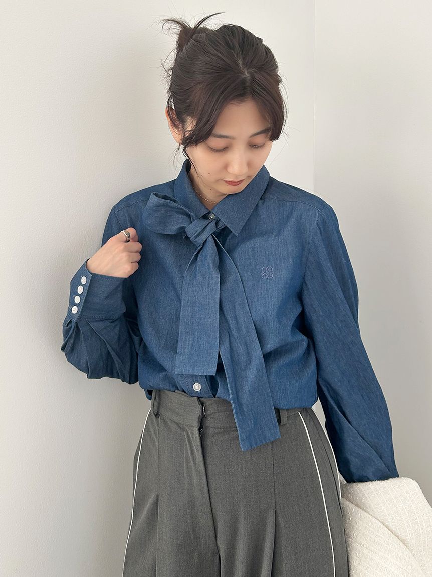 ボウタイシャツ(シャツ・ブラウス)｜トップス｜SNIDEL(スナイデル)の