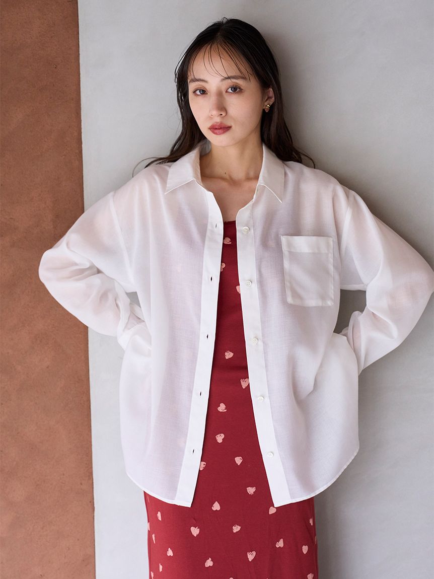 Sustainableシアーシャツ(シャツ・ブラウス)｜トップス｜SNIDEL