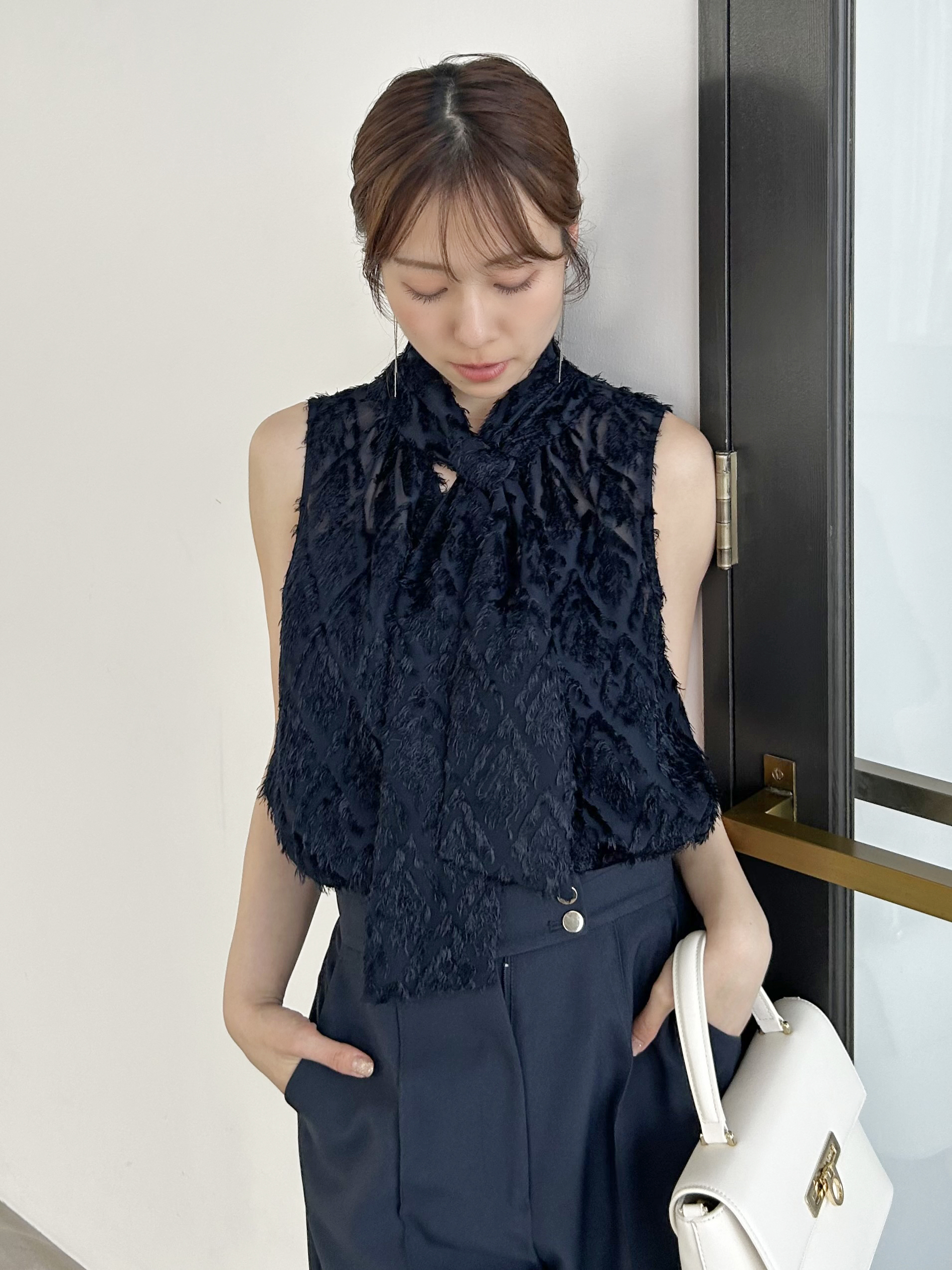 ノースリボウタイブラウス(シャツ・ブラウス)｜トップス｜SNIDEL