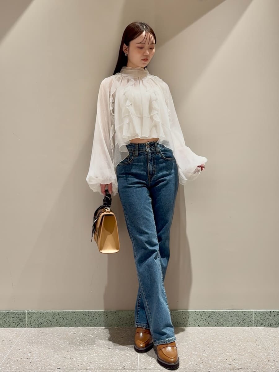 ラッフルフリルブラウス(シャツ・ブラウス)｜トップス｜SNIDEL