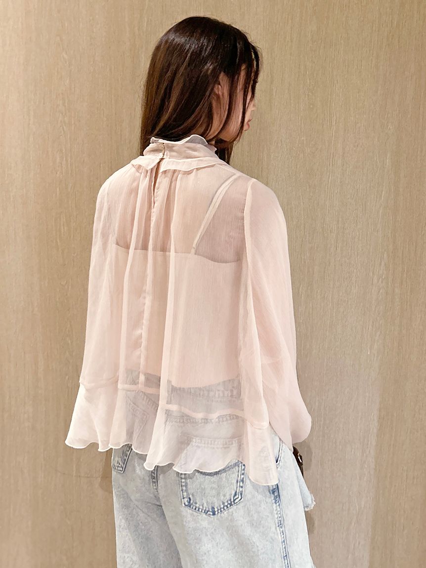 シャネル段フリルブラウス フリル CHANEL(シャネル) ブラウス・シャツ(レディース) - 海外