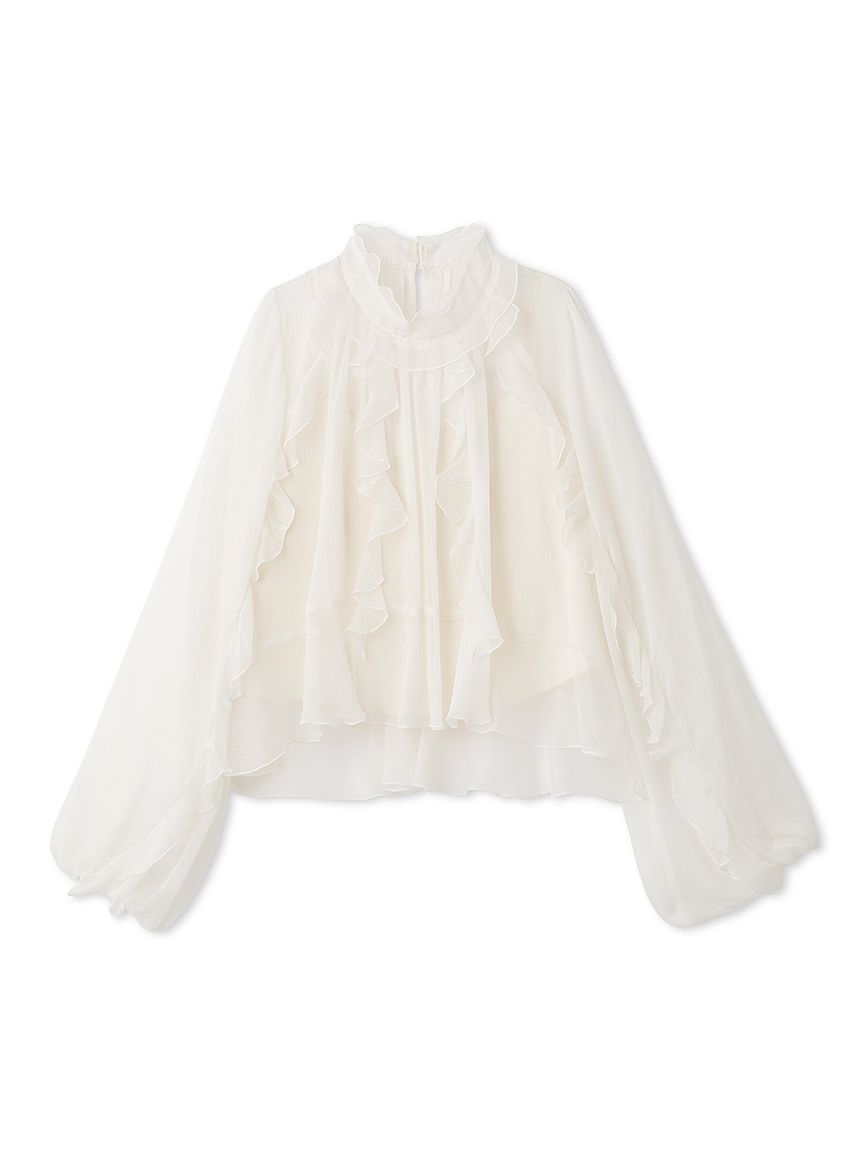 シャネル段フリルブラウス シャネル段フリルブラウス フリル CHANEL(シャネル) ブラウス・シャツ