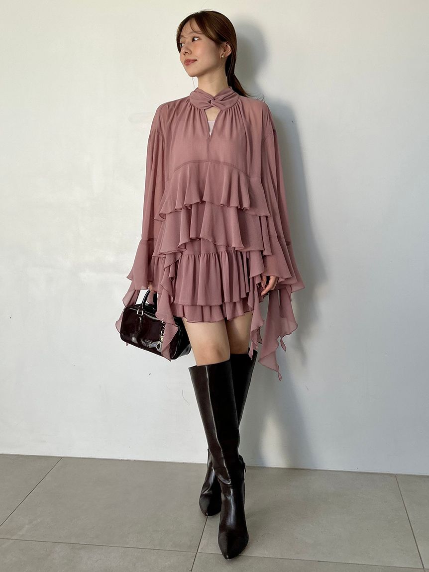 リップルラインブラウス(シャツ・ブラウス)｜トップス｜SNIDEL