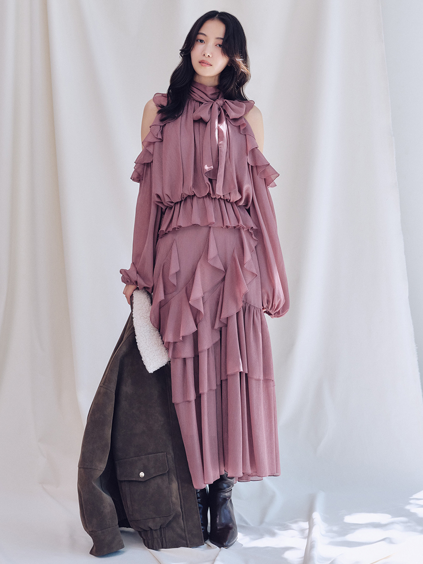 シフォンボリュームブラウス(シャツ・ブラウス)｜トップス｜SNIDEL