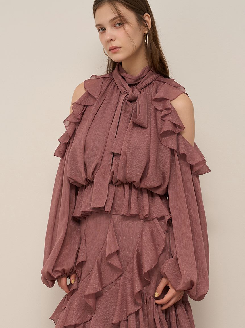 シフォンボリュームブラウス(シャツ・ブラウス)｜トップス｜SNIDEL