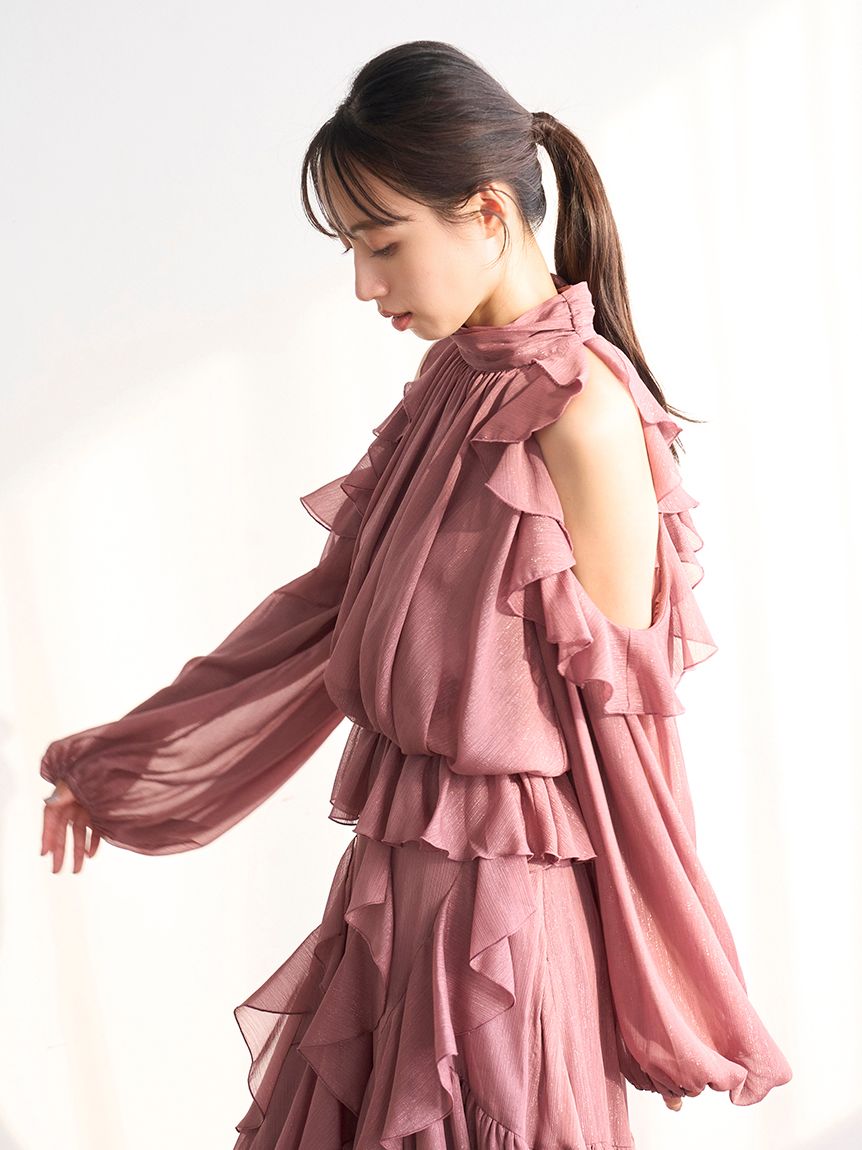 シフォンボリュームブラウス(シャツ・ブラウス)｜トップス｜SNIDEL