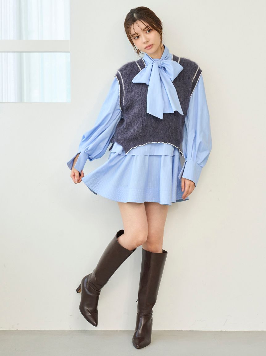 Sustainableバリエボリュームチュニックブラウス(シャツ・ブラウス