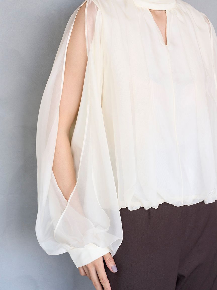 スリットスリーブブラウス(シャツ・ブラウス)｜トップス｜SNIDEL