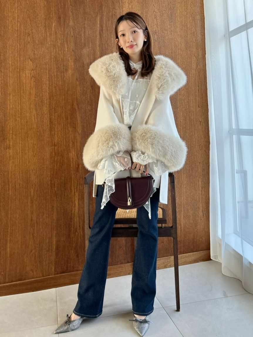 チュールエンブロイダリーレースブラウス(シャツ・ブラウス)｜トップス