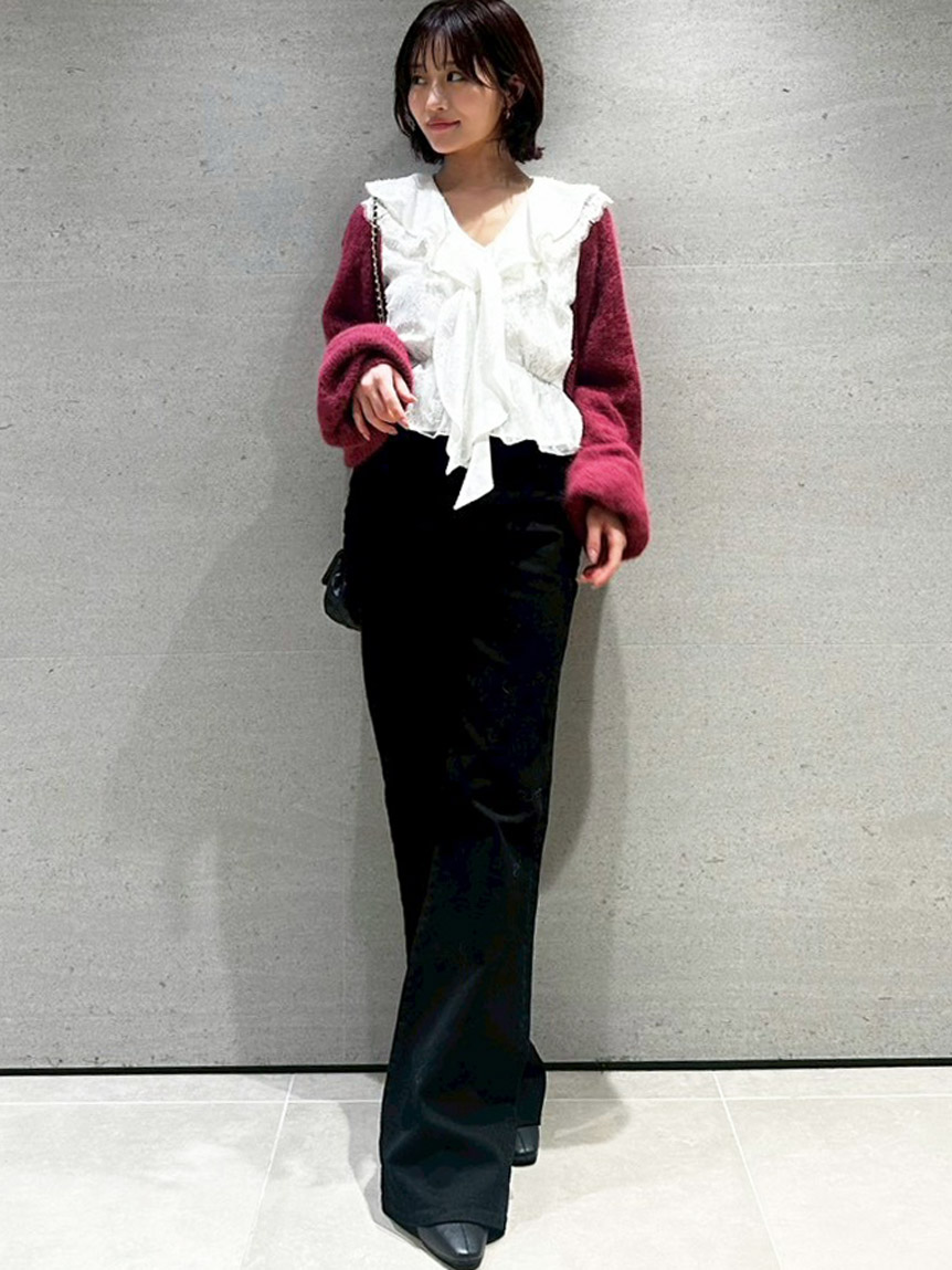 Sustainableバリエーションフリルブラウス(ブラウス)｜トップス