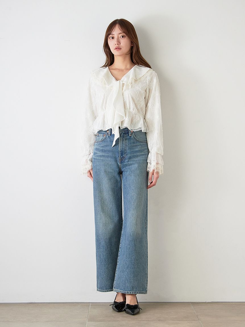 Sustainableバリエーションフリルブラウス(ブラウス)｜トップス