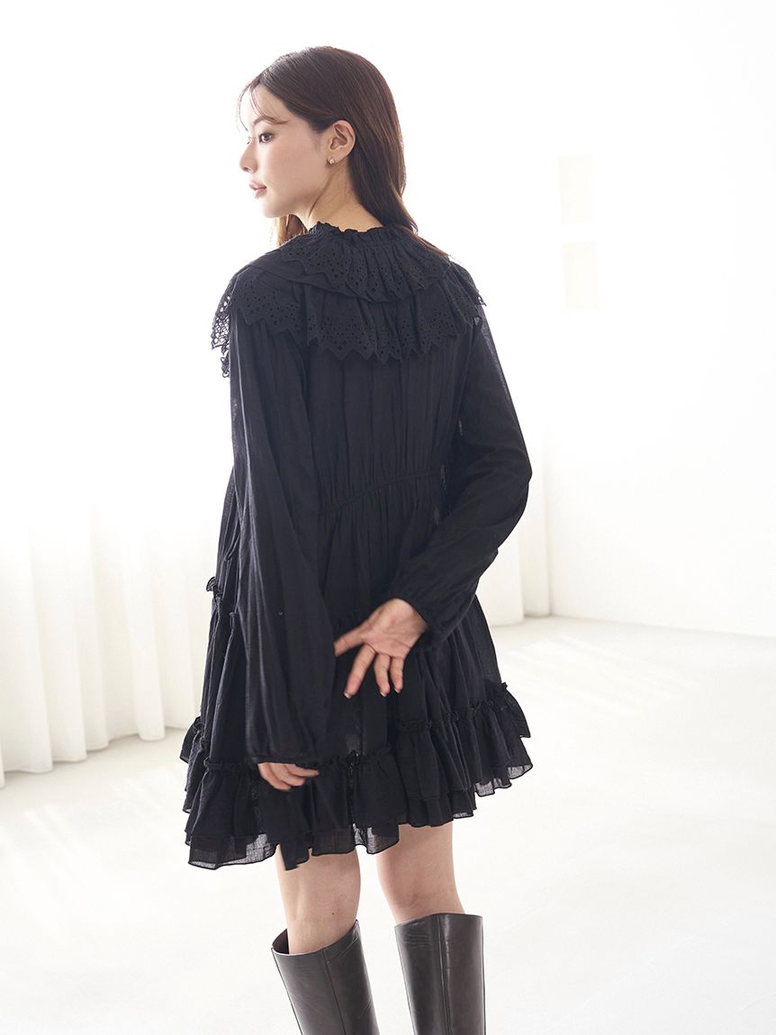 コットンレースBOHOチュニック(シャツ・ブラウス)｜トップス｜SNIDEL
