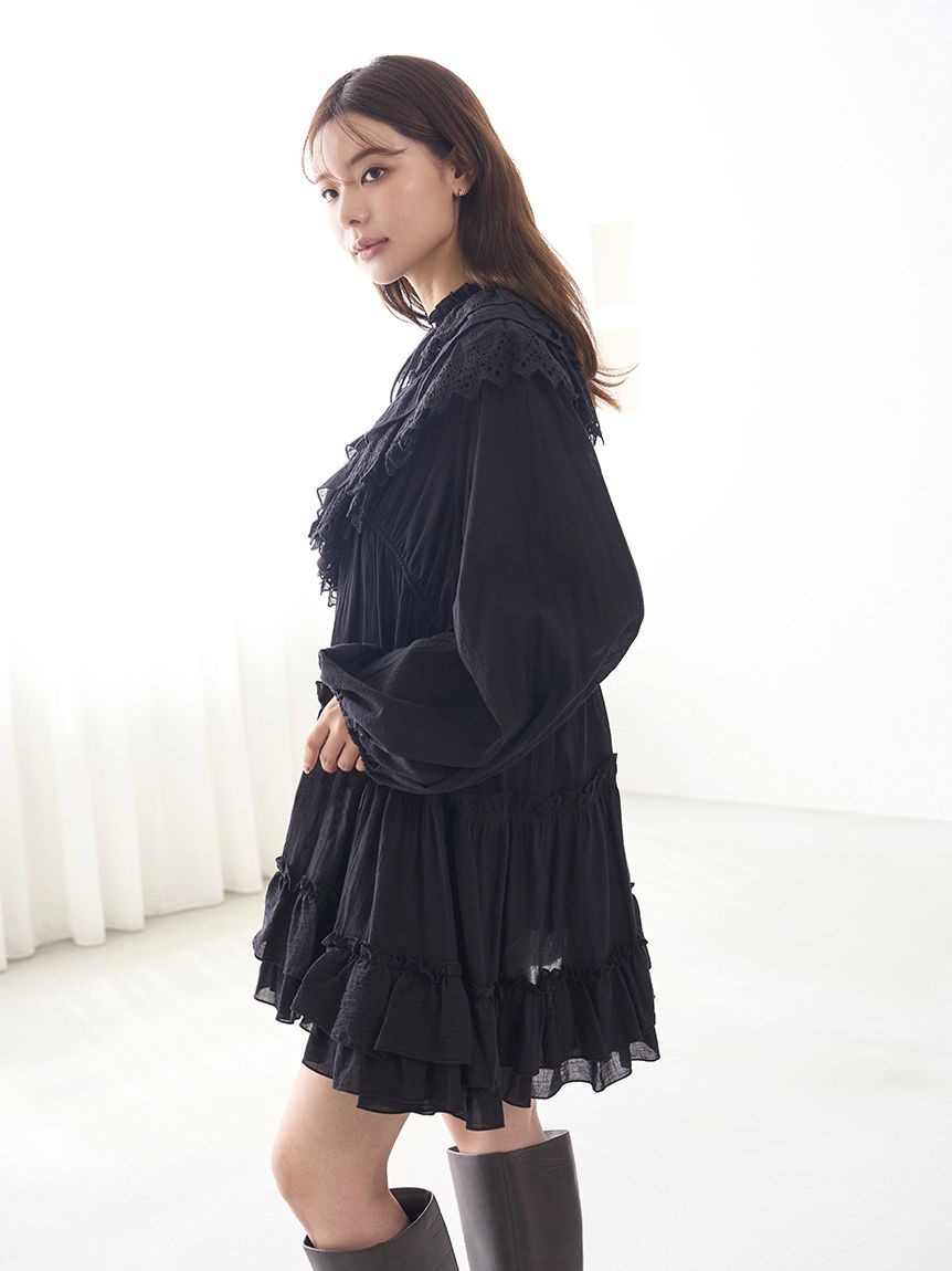 コットンレースBOHOチュニック(シャツ・ブラウス)｜トップス｜SNIDEL