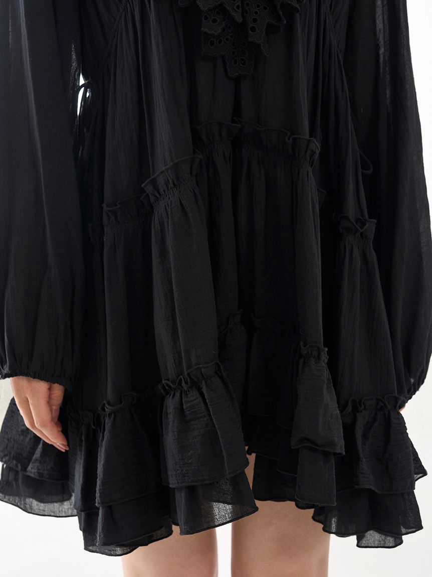 コットンレースBOHOチュニック(シャツ・ブラウス)｜トップス｜SNIDEL